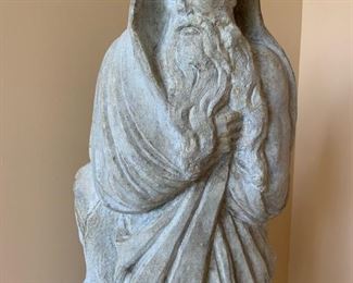Stone Cast Emperor / Immortal Statue - 4' 11" Tall