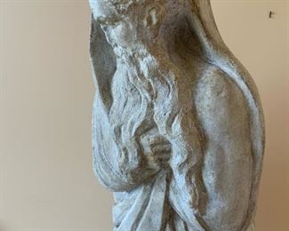 Stone Cast Emperor / Immortal Statue - 4' 11" Tall