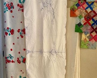 Vintage tablecloths 