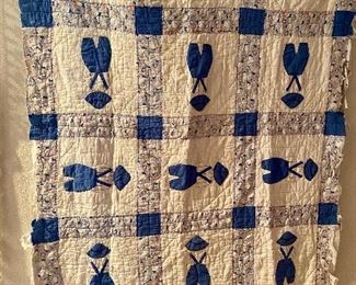 Handmade vintage quilt 