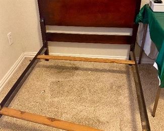 Mahogany twin bed frame 