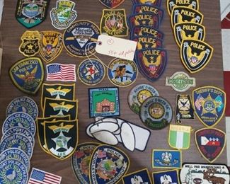 Numerous lots of old patches in this sale