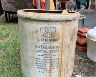New England Malt and Hop Company 12 gallon stoneware crock