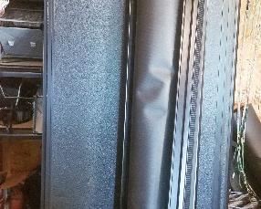 Two different Chevy Silverado truck bed covers. Hard cover fits 2016 Silverado with 6 foot bed. The soft cover fit a 2007 with 6 foot bed. Most likely either will fit a few different years either way.