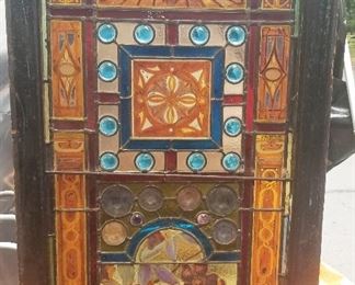 Very beautiful vintage stained glass piece