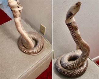 #30 - Vintage (Late 60's) Taxidermy - King Cobra Snake from Thailand - $175.00
