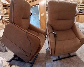 #6 - Ashley's Furniture Electric Lift Chair w/Heat & Massage - Purchased June '19 w/minimal use for 2 mths - $650.00 OBO