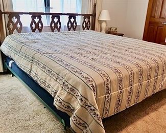 #4 - King Size Bed Headboard - Drexel Esperanto Style -Serta iComfort Mattress Set - $250.00 - Headboard Measures: 80"x50"