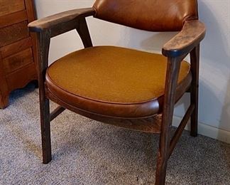 #5 - MCM Wood Arm Chair by LouAllen Furniture Mfg. - $60.00 - 24" x 21" x 29"