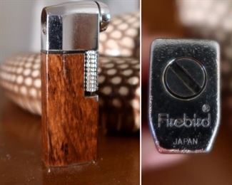 #58 - Firebird Lighter - Cigar/Pipette w/Wood Grain - $30.00