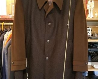 Wool and herringbone men's vintage jacket