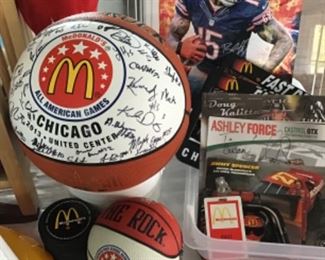 McDonald's All American Games, Chicago, autographed basketball
