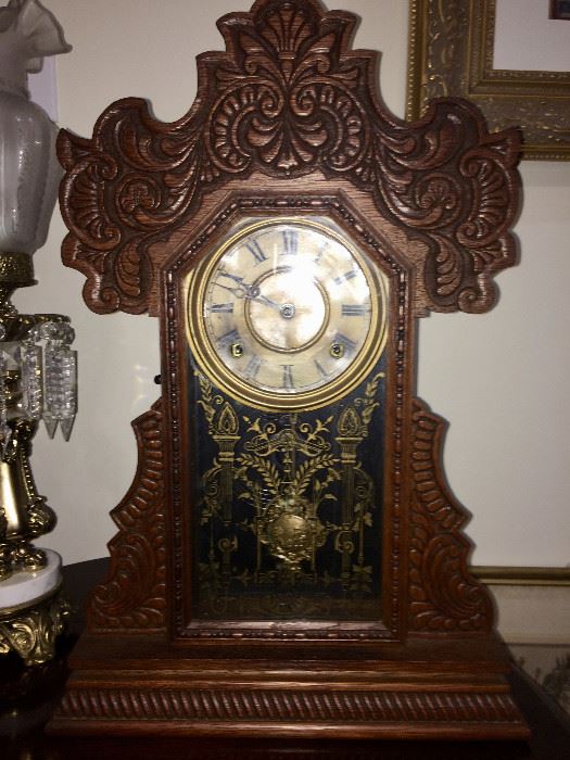 antique gingerbread clocks