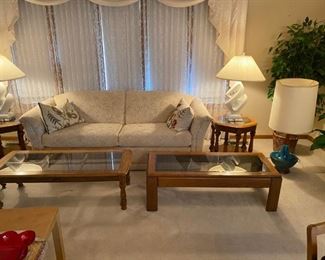 sofa and coffee tables