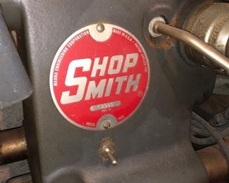 Shop Smith Magna Engineering 
 10 " Saw, 12" Sanding disk, Drill Press, Lathe, Horizontal Boring tool.