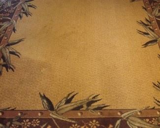 Family Room:  An "Osaka" pattern rug measures 7'  8"  x 10'  9."    