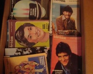 Lower Level:  Remember these?  TV Guides were actually little paper books.  We've got hundreds of them!