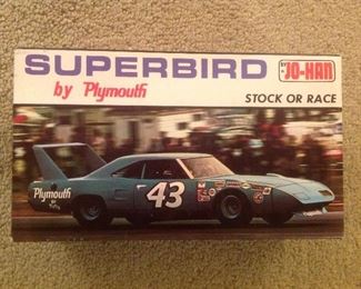 SMALLS Area:  A "Superbird by Plymouth" (stock or race) Jo-HAN model kit.