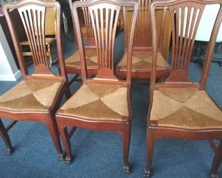 5 Chippendale Style Chairs