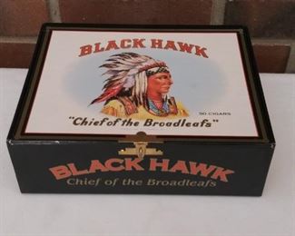 Black Hawk Cigar Box