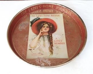 The Ladies Home Journal Metal Tray