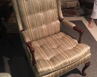 Custom upholstered side chair