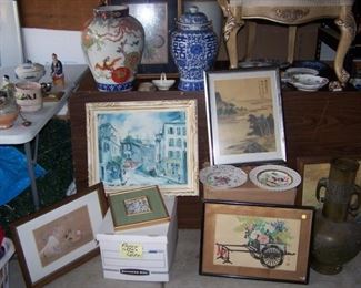 LOTS OF PAINTING S LISTED ARTIST