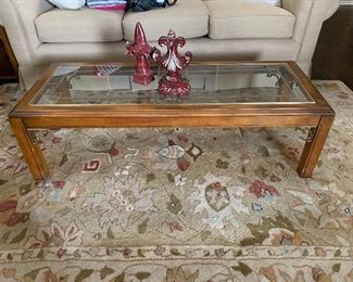 coffee table w/matching sofa table and end tables
