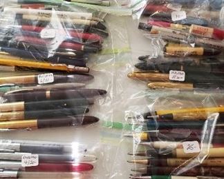 Pens, pencils