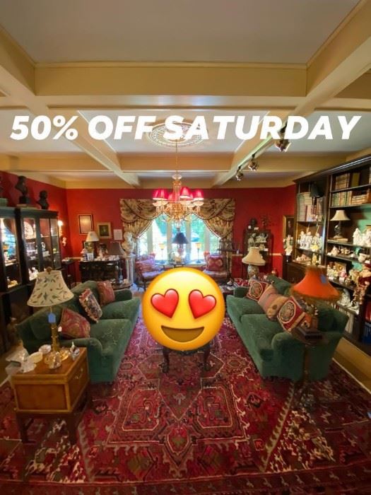 50 off SATURDAY