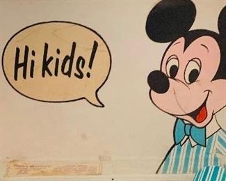 Mickey Mouse retro record player. 