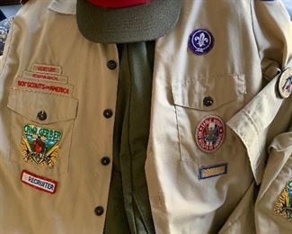 Boyscout and leader uniforms. 