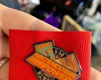Nintendo Power Boy Scout Pin.