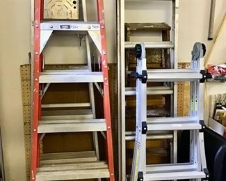 Step Ladders, Extension Ladder, and Costco Ladder System