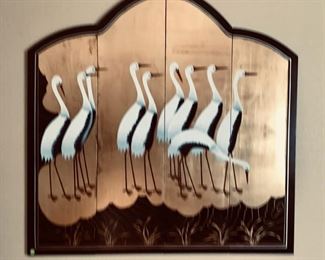 4 Panel Oriental Screen