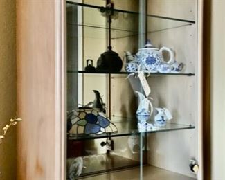 Another view of the Thomasville Curio with Glass Doors