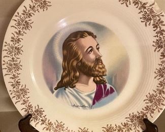 Jesus Christ collectible plate