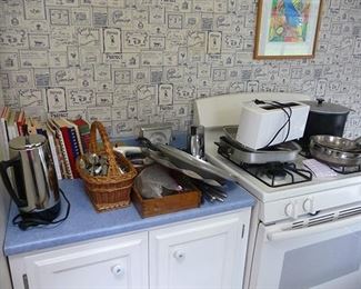 Kitchen Items and Cookbooks