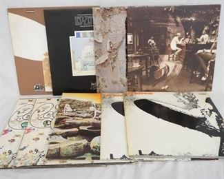 1016 1016	LOT OF NINE LED ZEPPELIN ALBUMS; LED ZEPPELIN III (TWO COPIES ONE IS ATLANTIC SD 7201 THE OTHER IS ATLANTIC DE LUX 2401 002) LED ZEPPELIN II, THE SOUNDTRACK FROM THE FILM LED ZEPPLIN THE SONG REMAINS THE SAME (DOUBLE LP, HAS ATTACHED BOOKLET) ZOSO, IN THROUGH THE OUT DOOR, HOUSES OF THE HOLY  & SELF TITLED (TWO COPIES)
