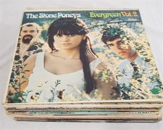 1045 1045	LOT OF 22 ROCK ALBUMS; THE STONE PONEYS SELF TITLED,  THE STONE PONEYS EVERGREEN VOL. 2 (TWO COPIES ONE IS STEREO ONE IS MONO) TEN YEARS AFTER A SPACE IN TIME, MARRYING MAIDEN IT'S A BEAUTIFUL DAY, THE RAIDERS INDIAN RESERVATION, BOZ SCAGGS & BAND, BRAIN SALAD SURGERY (COMES W/ INSERT) FIREFALL, FELIX & THE HANNAHS NEXT! STEPHEN STILLS 2, FOGHAT SELF TITLED (BR2136 & BR2077)DIFFERENT STROKES, THE ELECTRIC FLAG BAND KEPT PLAYING, THE GLASS BOTTLES, ISLE OF ATLANTS POP FESTIVAL (3 LPS) PACIFIC GAS & ELECTRIC ARE YOU READY, PILGRIM, JOHNNY WINTER SAINTS & SINNERS, SUTHERLAND BROTHERS & QUIVER REACH THE SKY & STEELERS WHEEL 
