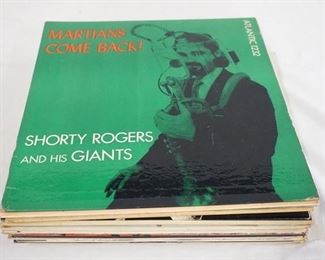 1065 1065	LOT OF 25 JAZZ ALBUMS; MARTIANS COME BACK! SHORTY ROGER & HIS GIANTS, THE SWINGIN'ST VIDO MUSSO, JOHNNY BEECHER SAX 5TH AVE, DJANGOLOGY DJANGO REINHARDT, GERSHWIN SHAVERS & STRINGS, RONDO, FACING YOU KEITH JARRET PIANO, HERE'S ART TATUM, HERE'S CHARLIE VENTURA, JAZZ CONFIDENTAL, THE ART VAN DAMME QUINTET & ACCORDIAN A LA MODE, THE TOUCH OF BETTY JOHNSON, AN EVENING AT BURNS COUNTRY INN WITH JOE BERLE AT THE PIANO, DON SHIRELY PIANO PERSPECTIVES, JAZZ JAM SESSION, ALL STAR JAZZ, DONALD SHIRELY *TONAL EXPRESSIONS* THE GREATEST OF DIZZY GILLESPIE, MAKIN' IT JOHNNY PISANO & BILLY BEAN, JOHNNY SMITH FAVORITES, MOONLIGHT IN VERMONT WITH JOHNNY SMITH & STAN GETZ, DUKE ELLINGTON, JOHNNY SMITH MOODS, & THE GREATEST GARNER 
