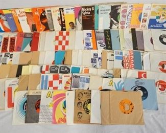 1076 LOT OF 100 PLUS R & B 45S INCLUDING; CLYDE MCPHATTER, SHIRELLY ELLIS, THE ORLONS, LITTLE ANTHONY & THE IMPERIALS, LOW RAWLS, U.S. BONDS, TASTE OF HONEY, JIMMY JONES, TINA TURNER, SAM COOKE, MICKEY & SLYVIA, THE 4 KNIGHTS, THE PENGUINS, DEE CLARK, DEE DEE SHARP, THE EDWINS HAWKINS SINGERS, RAY CHARLES, THE COASTERS, BROOK BENTON, THE FOUR TOPS, BOOKER T. & THE M.G'S, THE TOYS, STEVIE WONDER, JACKIE WILSON, ETTA JAMES, GENE MCDANIELS, FATS DOMINO, KIG CURTIS W/ ERIC CLAPTON DELANEY & FRIENDS, THE FLAMINGOS, TEENA MARIE, BRENDA HOLLOWAY, THE PIPS, THE SLY BROTHERS, MARVIN GAYE, THE ISLEY BROTHERS, BETTY HARRIS, MARTHA & THE VANDELLAS, THE DRIFTERS, SLY & THE FAMILY STONE, THE MOMMENTS, MOONGLOWS, SIR MACK RICE, SOUL RUNNERS, FREDDY KING, DOROTHY JANE, CLYDE HOPKINS, JIMMY RUFFIN, THE OLYMPICS, BILLY STEWART, ARETHA FRANKLIN, THE IMPRESSIONS, HANK BALLARD, COOL PAPA, EDWIN STARR, THE TEMPTATIONS, JAMES BROWN, LONNIE YOUNGBLOOD, DYKE & THE BLAZERS, THE O'JAYS, CHRIS KENNER, BARBARA MAS