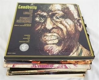 1113 LOT OF 27 BLUES ALBUMS; LEADBELLY THE LIBRARY OF CONGRESS RECORDINGS (3XLP BOXSET COMES W/ BOOKLET) NEGRO FOLKLORE FROM TEXAS STATE PRISONS, THE PAUL BUZZERFIELD BLUES BAND (TWO COPIES ONE IS STEREO, ONE IS MONO) B.B. KING WAILS (TWO COPIES ONE IS BLACK LABEL), B.B. KING SINGS SPIRITUALS, THE BAREFOOT ROCK AND YOU GOT ME, JOHN MAYALL- BLUES FROM LAUREL CANYON, USA UNION,  & A HARD ROAD. SMOKEY HOGG SINGS THE BLUES, PEE WEE CRAYTON, JIMMY WITHERSPOON, THE LOWDOWN BACKPORCH BLUES LOUISIANA RED, MEMORIAL ALBUM FOR JOHNNY ACE, THE DELTA RHYTHM BOYS, THE BLUES PROJECT, CHICAGO ANTHOLOGY, CHARLES MUSSELWHITE MEMPHIS TENNESEE, JOSH WHITE- JOSH AT MIDNIGHT, JOSH SINGS BALLADS-BLUES, THE HOUSE I LIVE IN, EMPTY BED BLUES, THE STORY OF JOHN HENRY, CHAIN GANG SONGS & SPIRITUALS 
