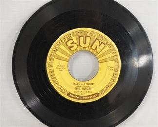 1121 ELVIS SUN 45 209 W/ PUSH MARKS BLUE MOON OF KENTUCKY/THAT'S ALL RIGHT 
