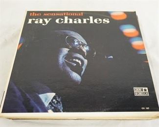 1136 LOT OF 23 RAY CHARLES ALBUMS; MODERN SOUNDS IN COUNTRY & WESTERN MUSIC VOLUME I (TWO COPIES ONE IS STEREO ONE IS MONO) & VOL. II, RAY CHARLES VOLUME II, THE GREAT RAY CHARLES, THE BLUES FEATURING RAY CHARLES, THE GENIUS HITS THE ROAD, RAY CHARLES SINGS FOUR EARLY HARRY BELAFONTE SONGS, SOUL FEELIN', RAY CHARLES GREATEST HITS!, THE SENSATIONAL RAY CHARLES (THREE COPIES) A MAN & HIS SOUL (TWO COPIES DOUBLE LP COMES W/ ATTACHED BOOKLET) RAY CHARLES SELF TITLED (SEVEN COPIES FIVE ARE STEREO TWO ARE MONO) 
