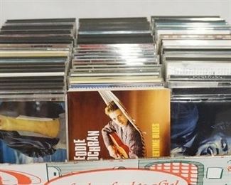 1194	LOT OF CDS MOSTLY POP/ROCK/ R & B INCLUDING; ELVIS, THE CADILLACS, JERRY LEE LEWIS, ROY ORBINSON, ELVIS COSTELLO, LOU CHRISTIE, THE CLOVERS, LITTLE RICHARD, THE MOONGLOWS, EDDIE COCHRAN, THE DEL-VIKINGS, BUZZ CLIFFORD AND MANY MORE!
