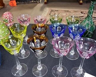 Moser set of 12 Wine Glasses