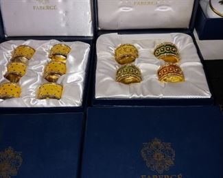 Faberge Napkin Rings