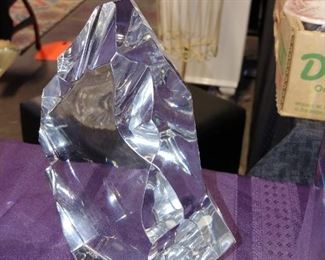 Baccarat Iceberg Trophy Piece (as is)