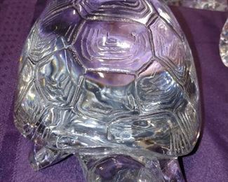 Baccarat Large Turtle (as is)